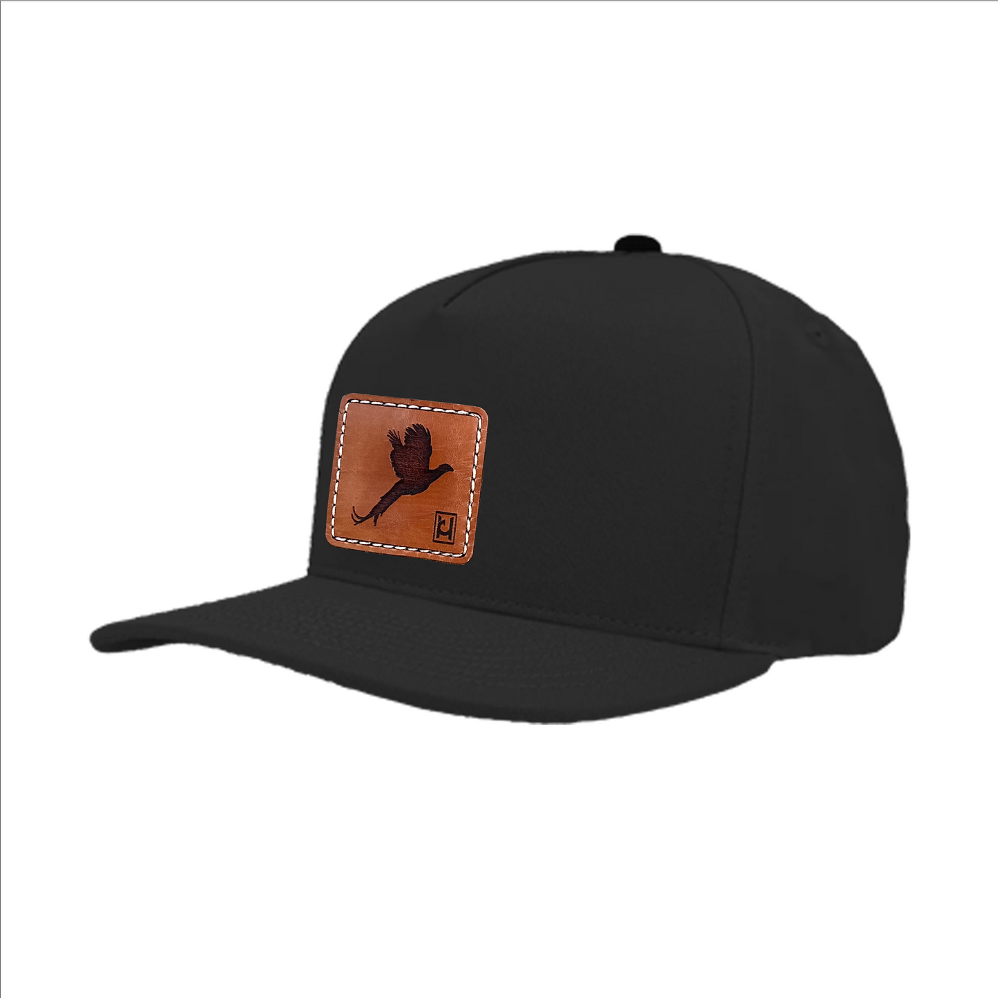 Pheasant Leather Patch Hat