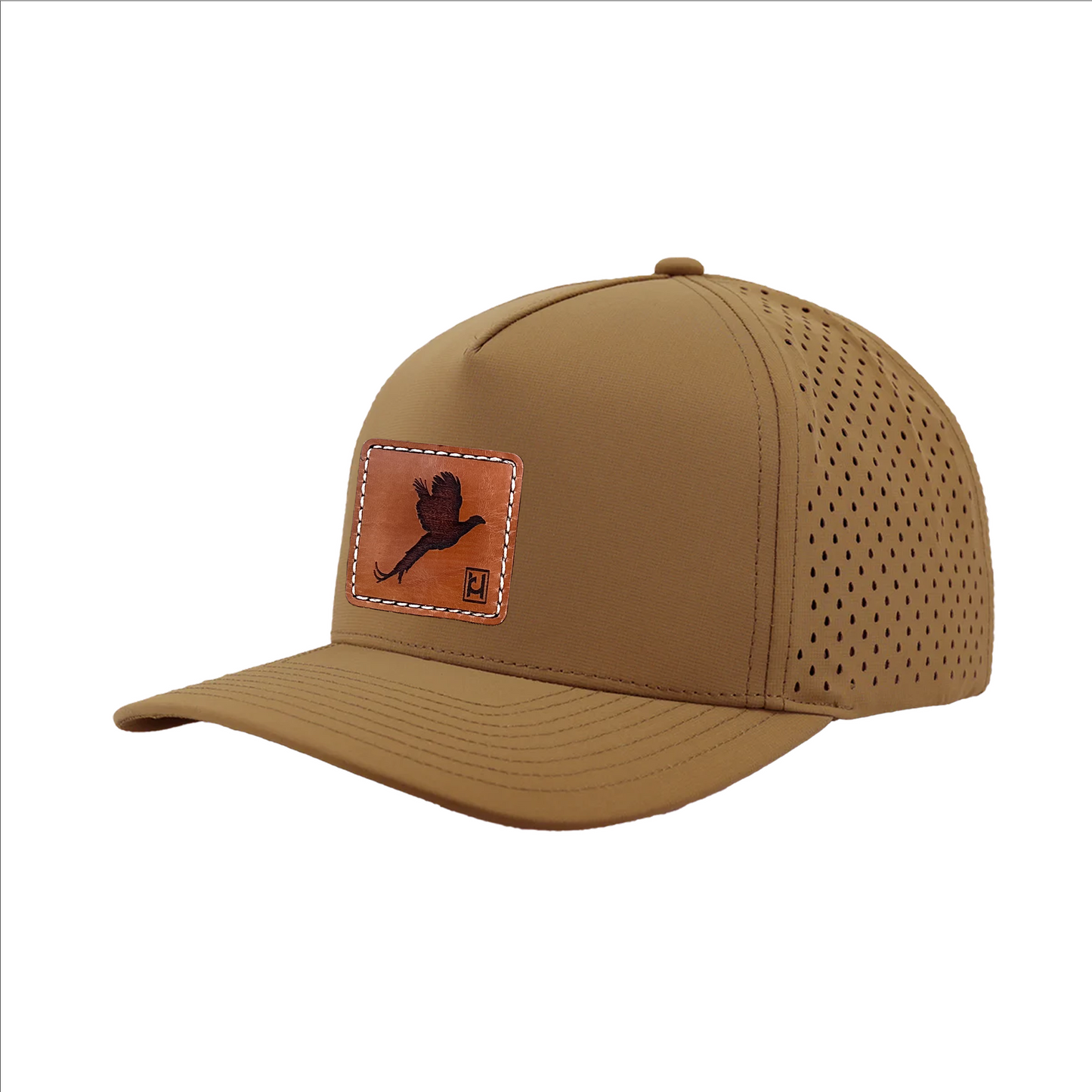 Pheasant Leather Patch Hat