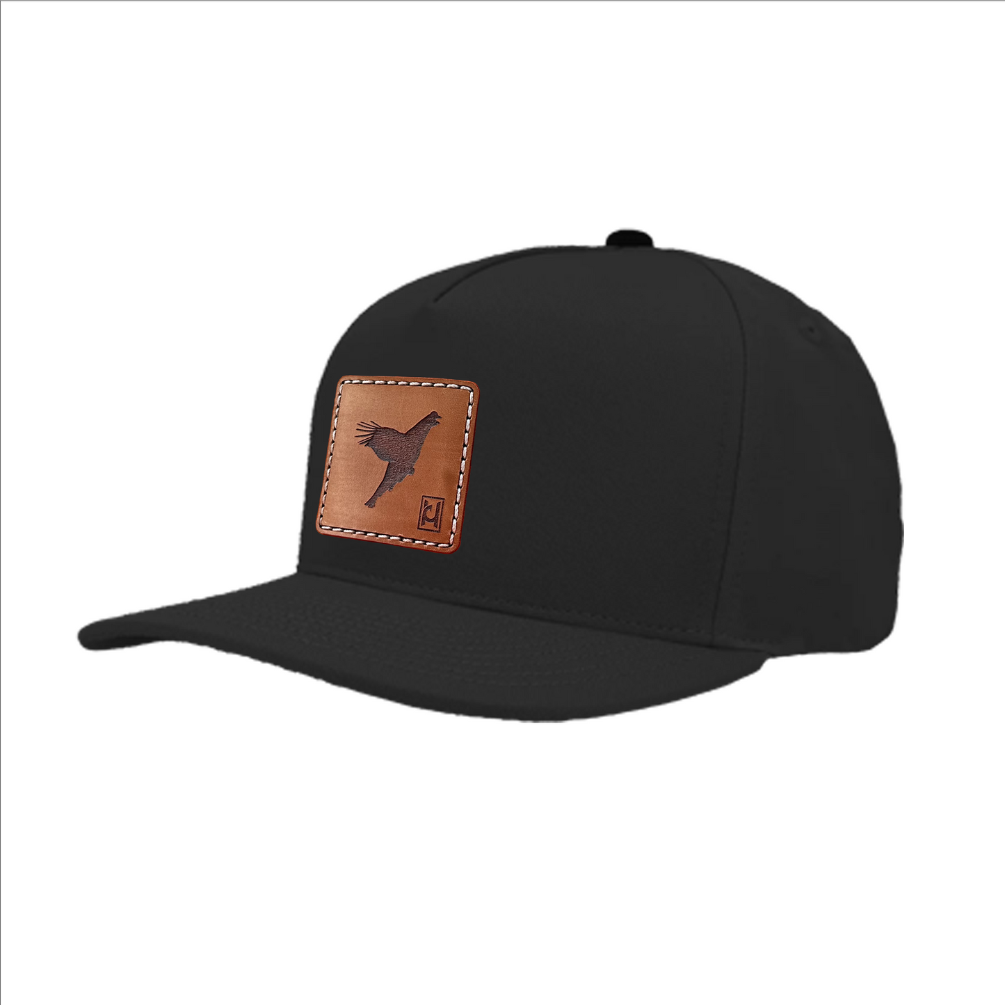 Black Grouse Leather Patch Hat