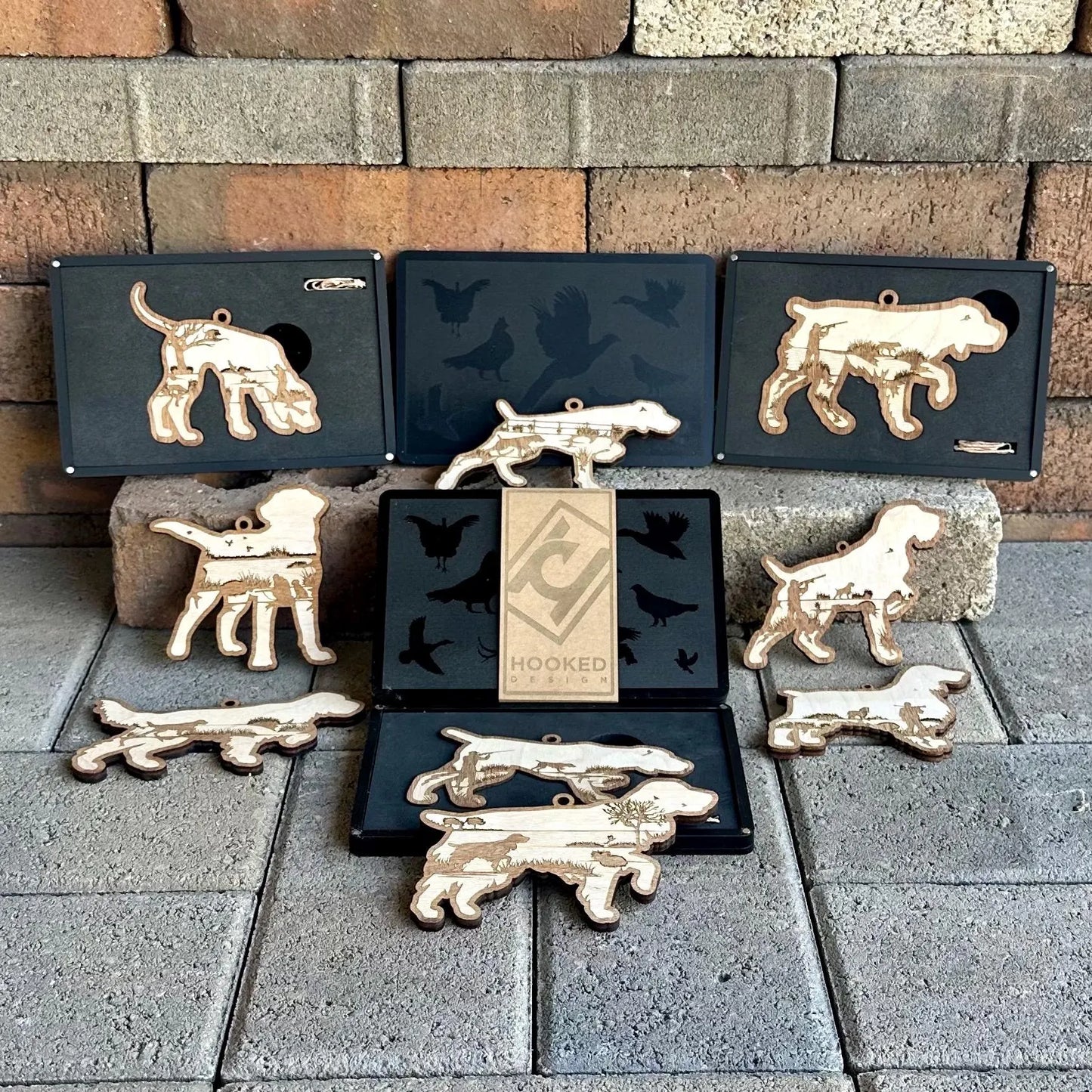 Hunting Dog Ornament Box, Bird Dog Ornaments