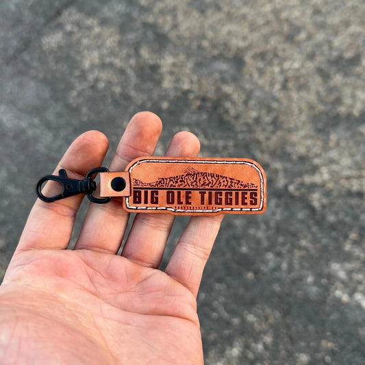 Big Ole Tiggies Genuine Leather Key Chain