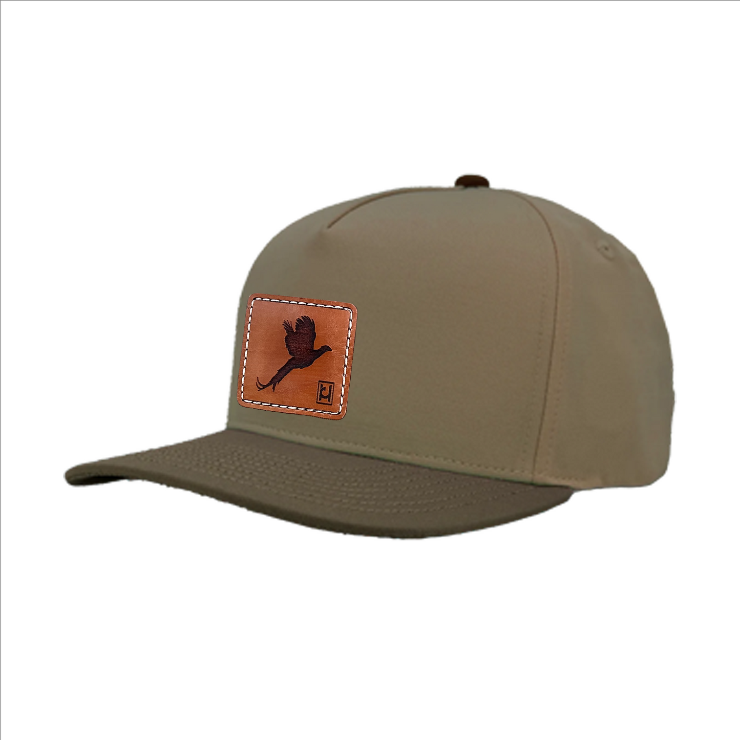 Pheasant Leather Patch Hat