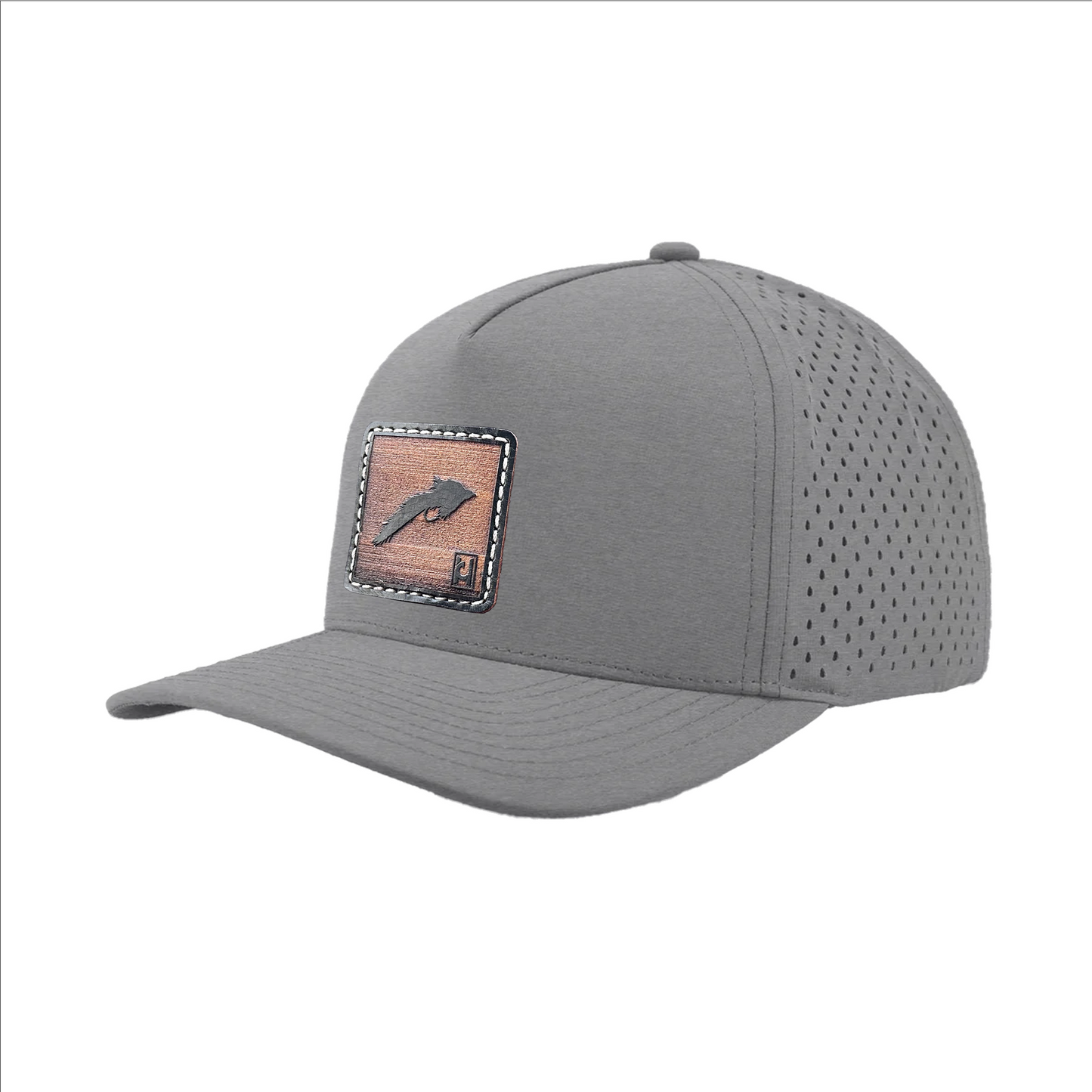 Sculpin Fly Pattern Leather Patch Hat