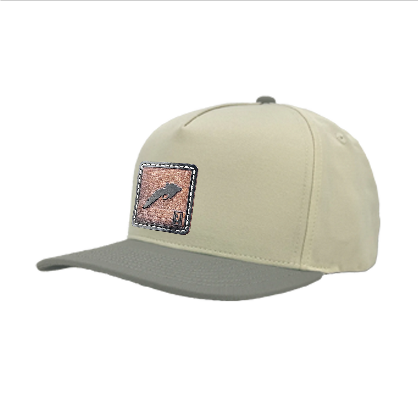 Sculpin Fly Pattern Leather Patch Hat