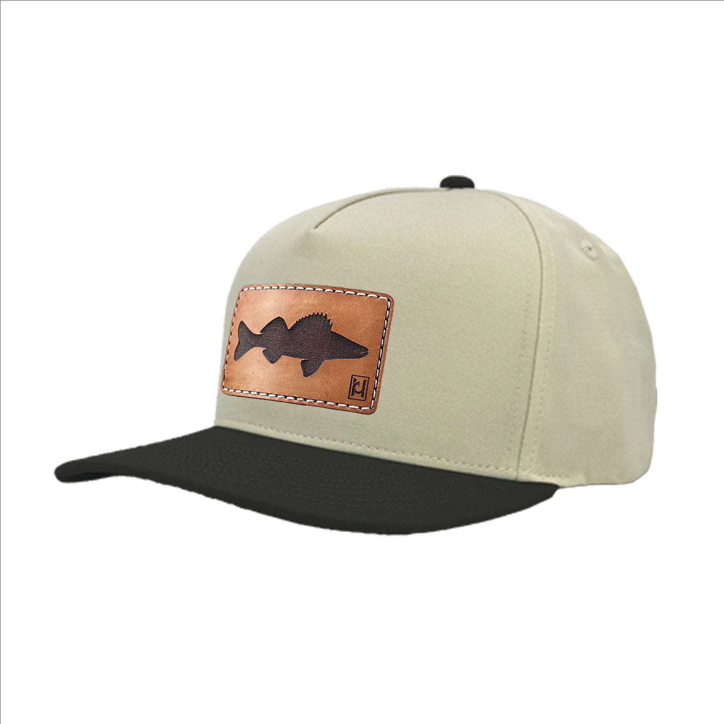 Walleye Leather Patch Hat