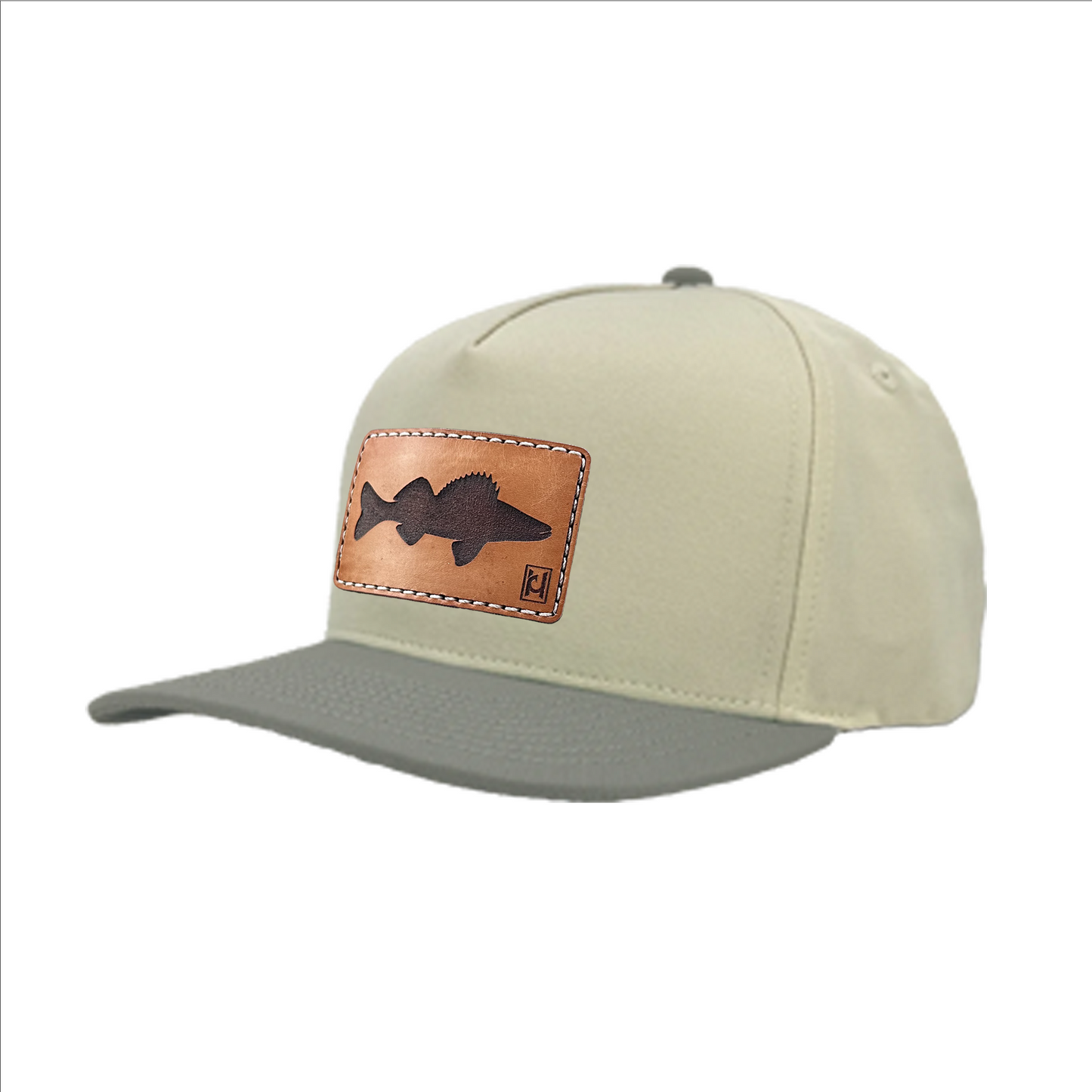 Walleye Leather Patch Hat