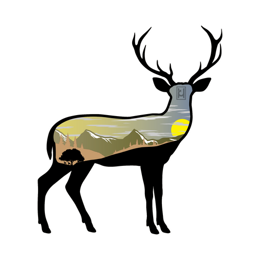 Deer sticker