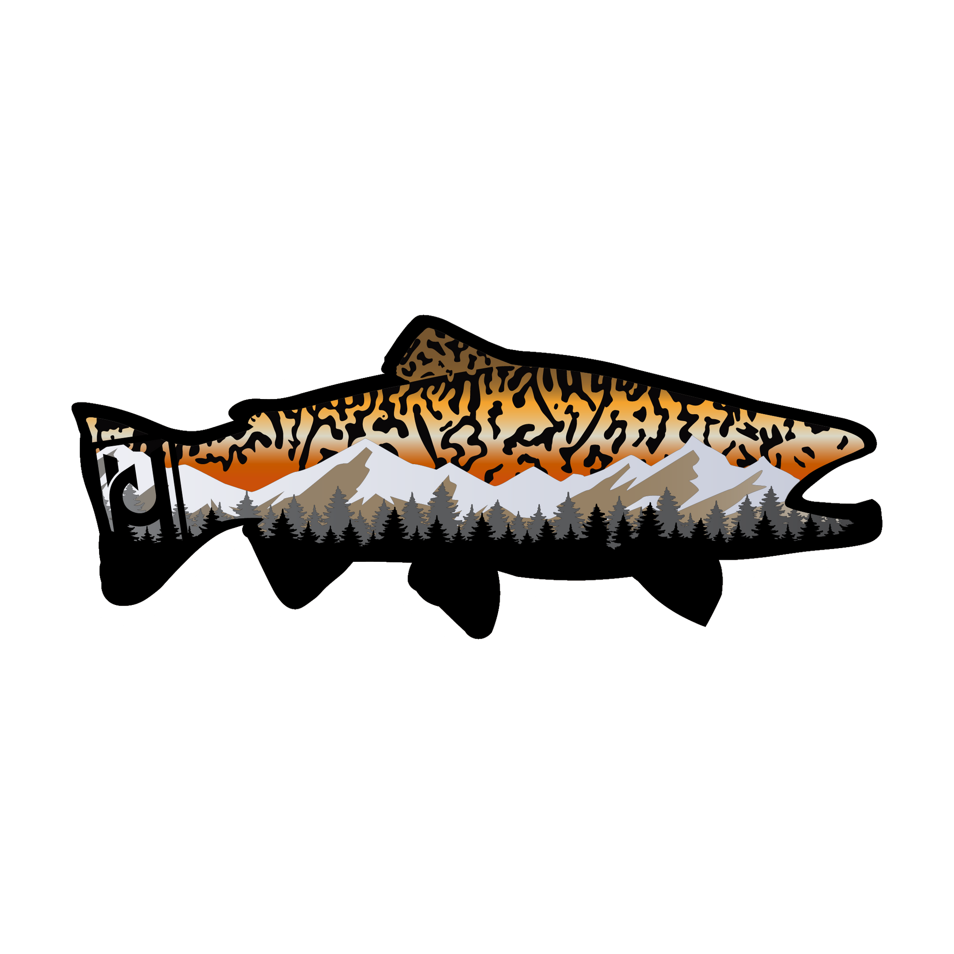 Trout Fishing Car Decals Trout Fishing Bumper Stickers Cool Vinyl Fridge  Sticker for Baby Back Clean Automotive Atickers