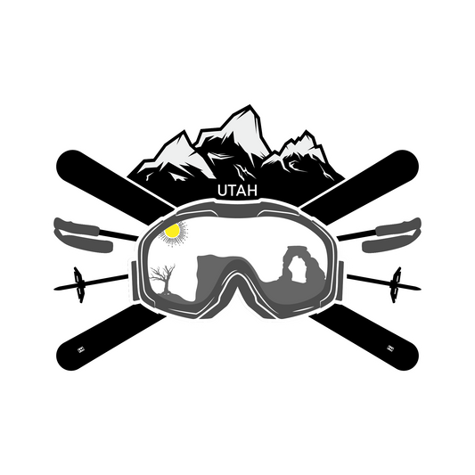 Utah Ski Sticker