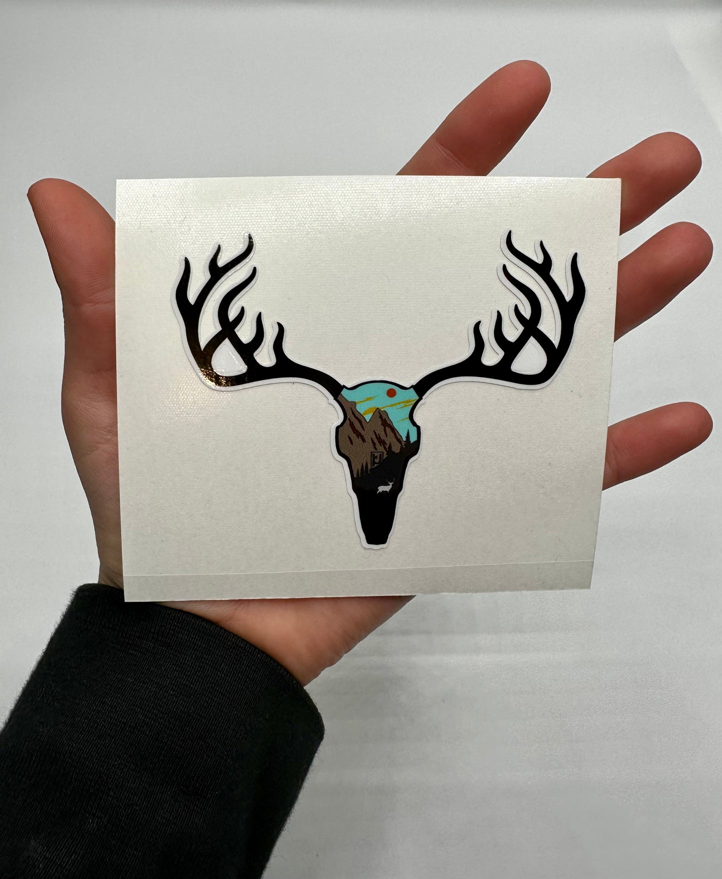Deer Skull Sticker