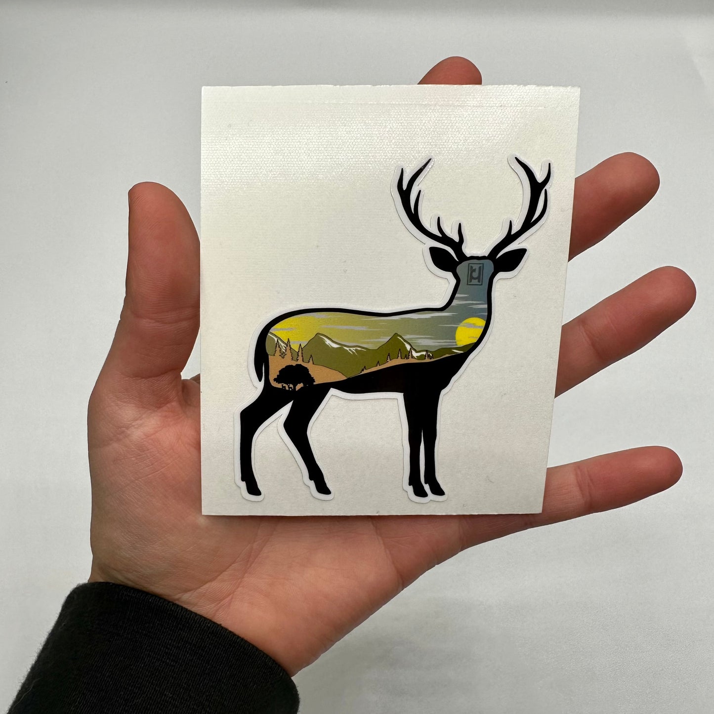 Deer sticker