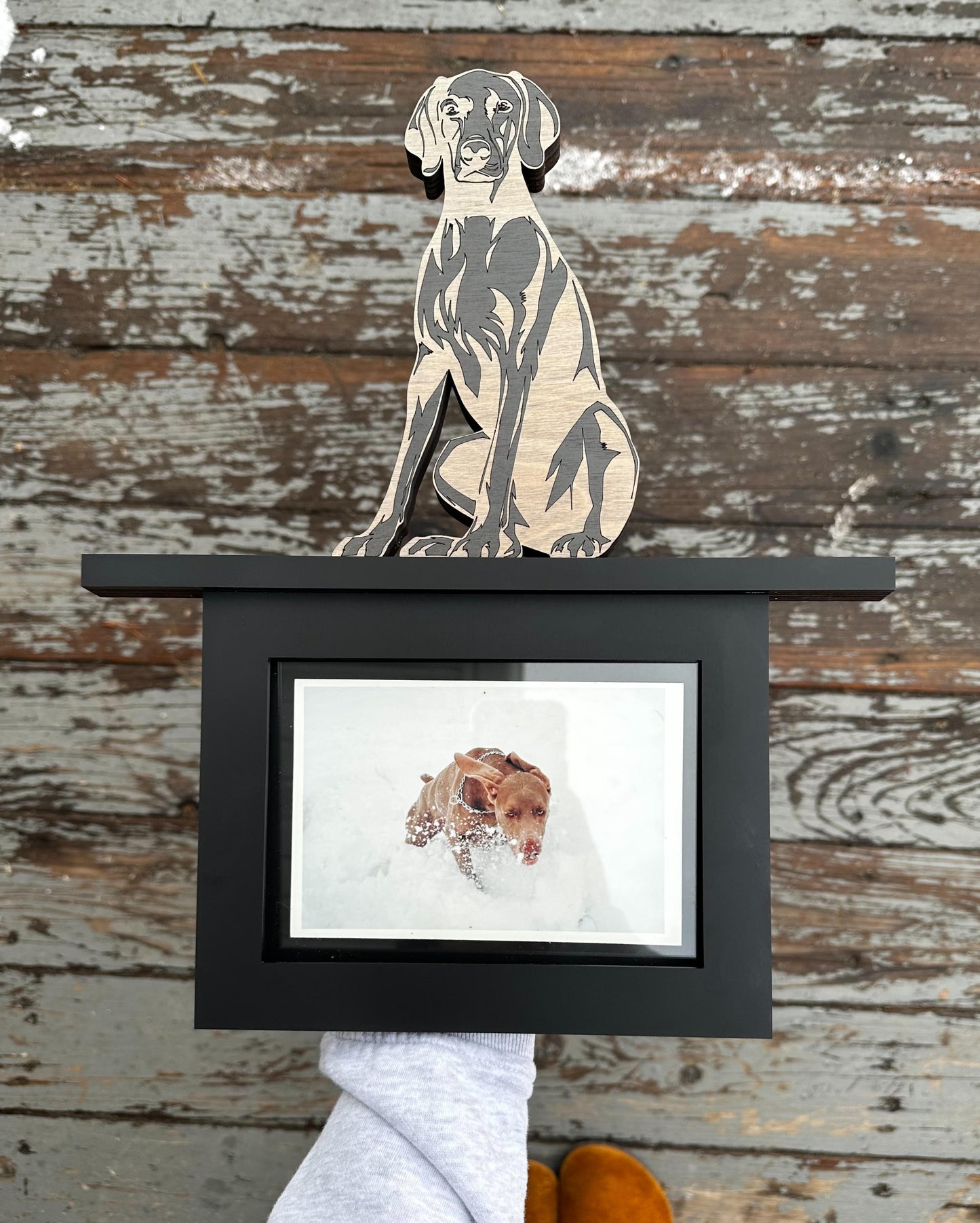 Weimaraner Picture Frame